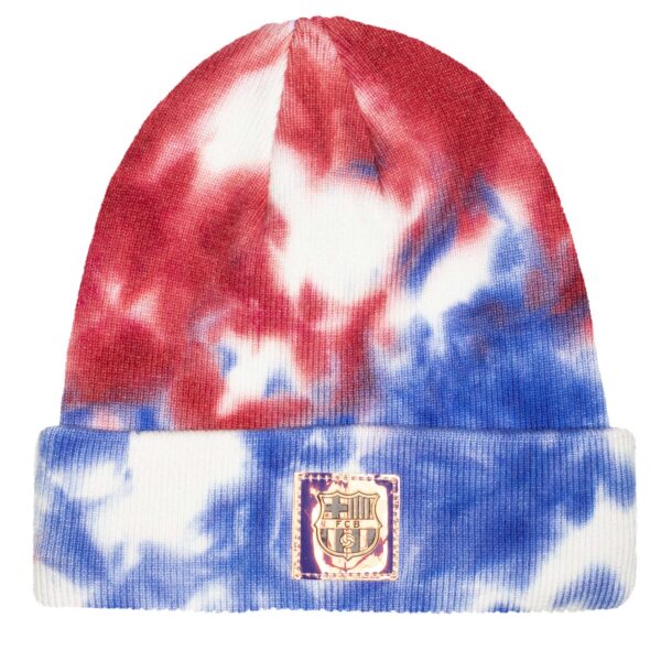 Men's Barcelona Psychedelic Cuffed Knit Hat - Image 4