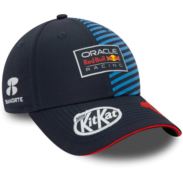 Men's New Era Sergio Perez Navy Red Bull Racing Driver 9FORTY Adjustable Hat - Image 9
