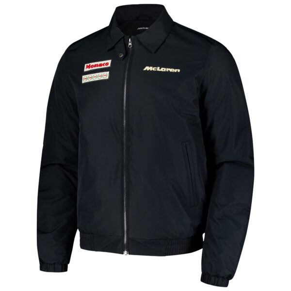 Men's Black McLaren F1 Team 2024 Monaco Grand Prix Heritage Hero Full-Zip Jacket - Image 6