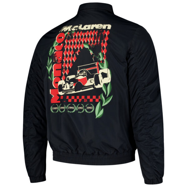 Men's Black McLaren F1 Team 2024 Monaco Grand Prix Heritage Hero Full-Zip Jacket - Image 7
