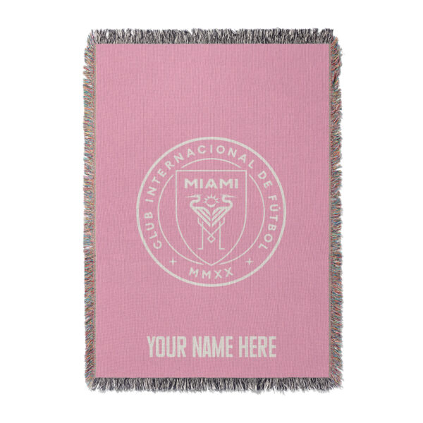 Chad & Jake Inter Miami CF 50" x 60" Personalized Woven Blanket