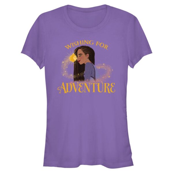 Women's Mad Engine Purple Wish Wishing For Adventure Graphic T-Shirt