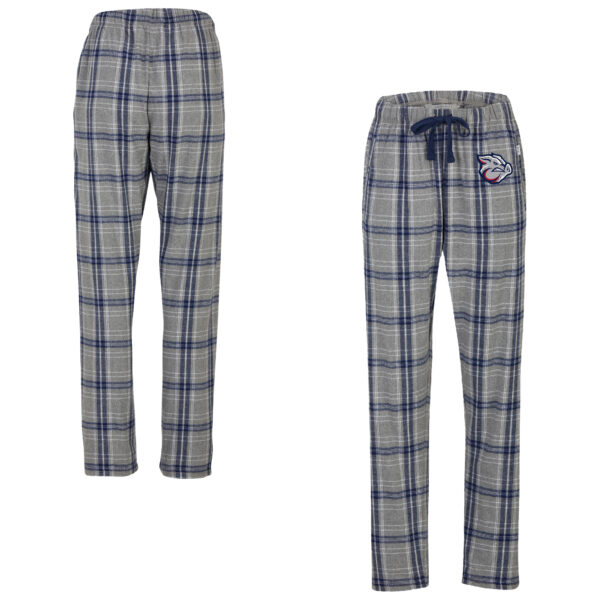 Women's Heather Gray Lehigh Valley IronPigs Haley Flannel Sleep Pants - Image 5