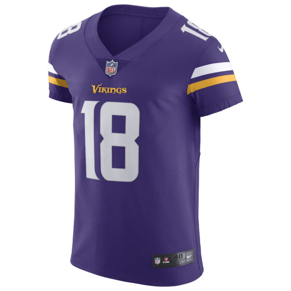 Men's Nike Justin Jefferson Purple Minnesota Vikings Home Vapor Elite Jersey - Image 6
