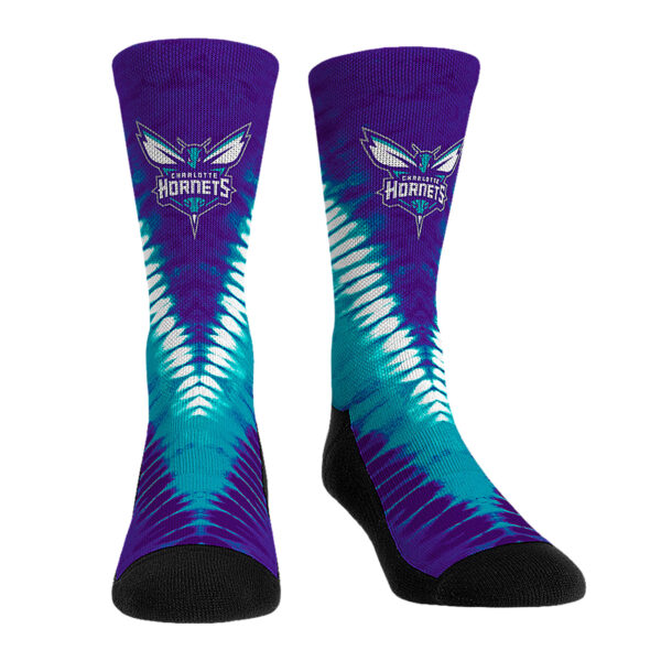 Youth Rock Em Socks Charlotte Hornets Three-Pack Crew Socks Set - Image 6