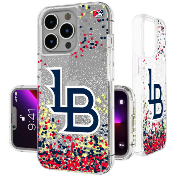 Keyscaper Louisville Bats iPhone Confetti Glitter Case