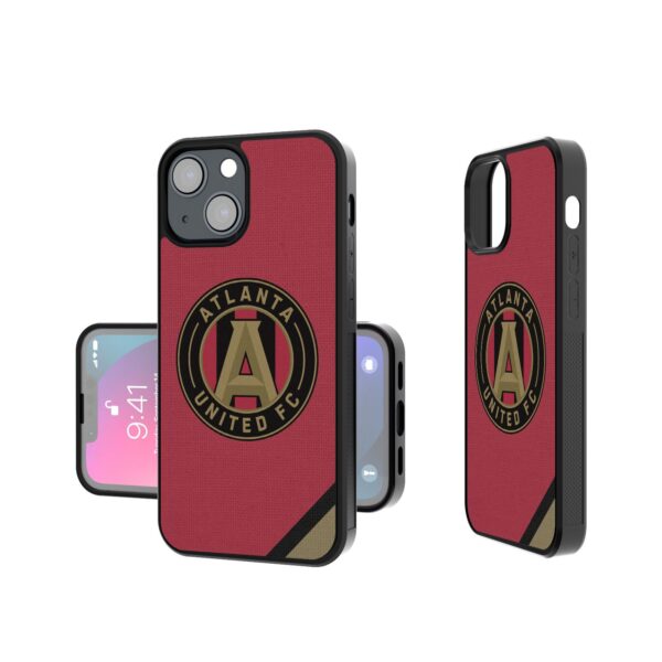 Atlanta United FC iPhone Diagonal Stripe Design Bump Case