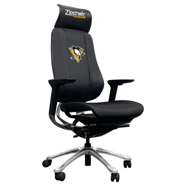 Black Pittsburgh Penguins PhantomX Gaming Chair
