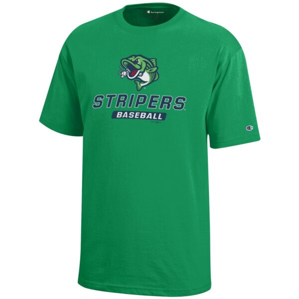 Youth Champion Green Gwinnett Stripers Jersey T-Shirt - Image 6