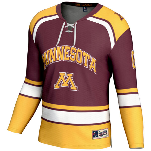 Youth GameDay Greats  Maroon Minnesota Golden Gophers NIL Pick-A-Player Women's Hockey Jersey - Image 6