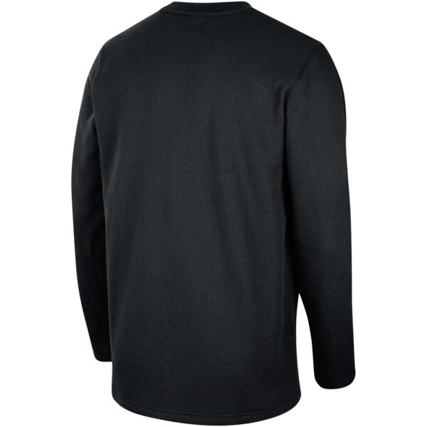 Men's Nike Black Team USA Waffle Knit Long Sleeve T-Shirt - Image 7