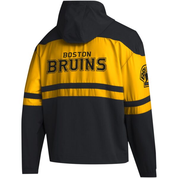 Men's adidas  Black Boston Bruins Full-Zip Hoodie - Image 7