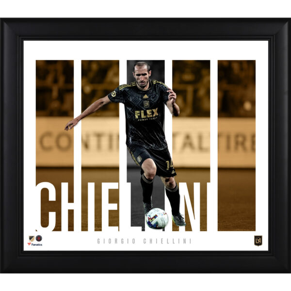 Giorgio Chiellini LAFC Framed 15" x 17" Player Panel Collage