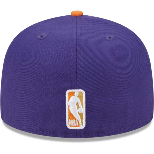 Men's New Era Purple/Orange Phoenix Suns Gameday Gold Pop Stars 59FIFTY Fitted Hat - Image 10