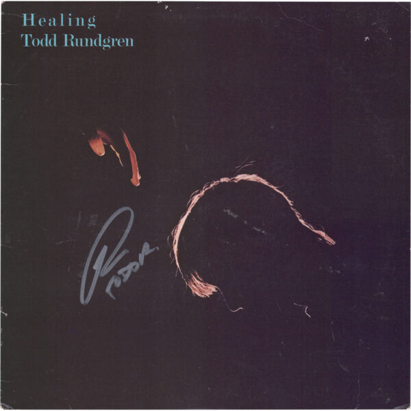 Todd Rundgren Autographed Healing Album - JSA