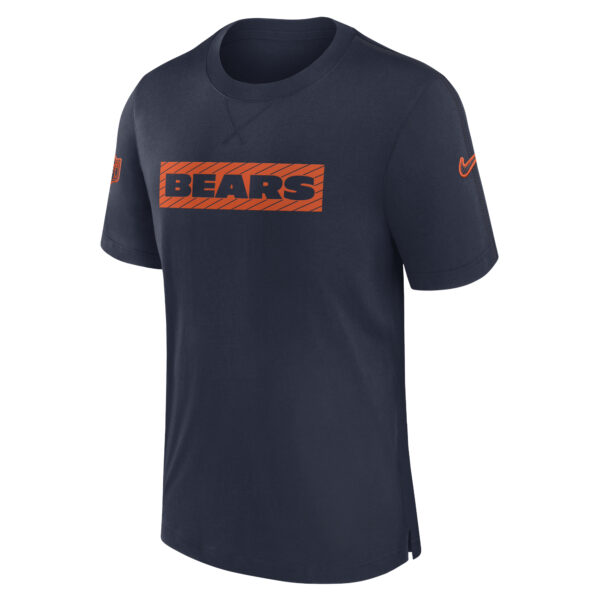 Men's Nike Navy Chicago Bears Sideline Player Performance T-Shirt - Image 6