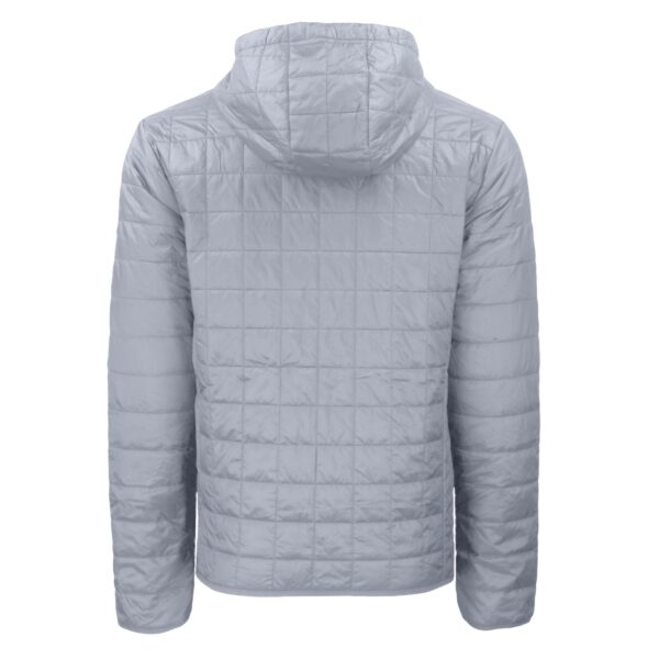 Men's Cutter & Buck  Gray Reading Fightin Phils Rainier PrimaLoft Eco Full-Zip Hooded Jacket - Image 7