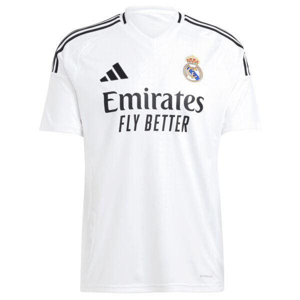 Men's adidas  Kylian Mbappé White Real Madrid 2024/25 Home Replica Player Jersey - Image 3
