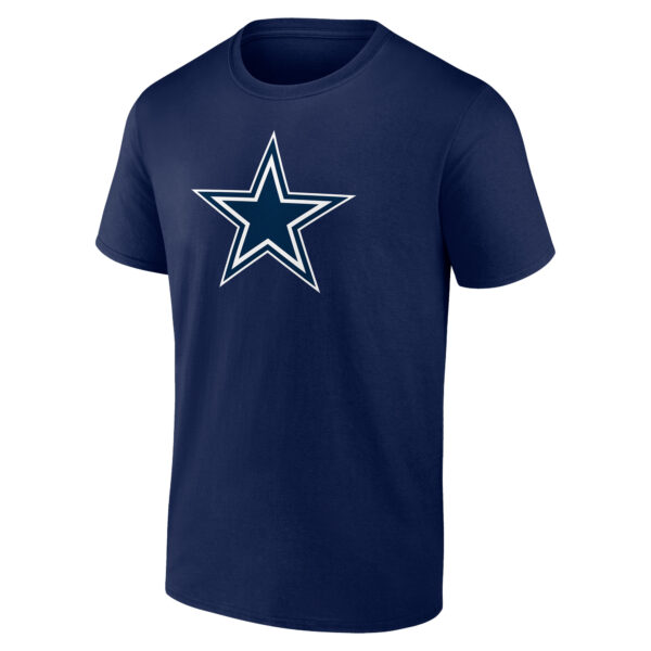 Men's Navy Dallas Cowboys Team Authentic Personalized Name & Number T-Shirt - Image 6