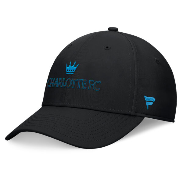 Men's Fanatics Black Charlotte FC Stealth Flex Hat