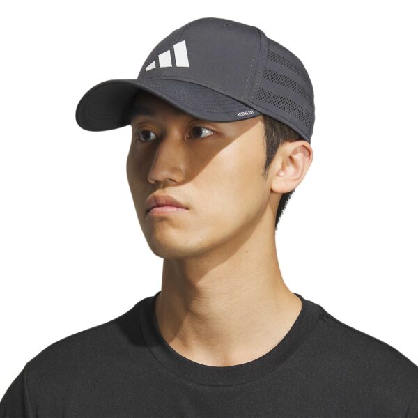 Men's adidas Graphite Game Day 4 AEROREADY Flex Hat - Image 10