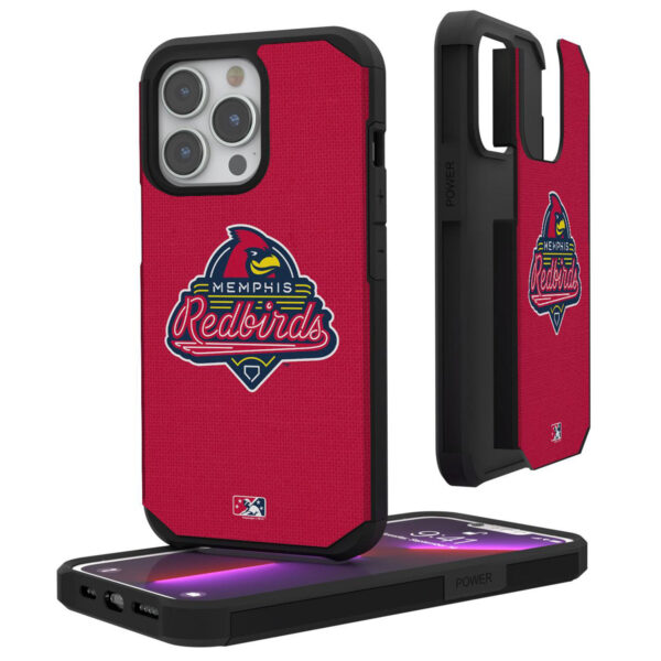 Keyscaper  Memphis Redbirds Solid iPhone Rugged Case