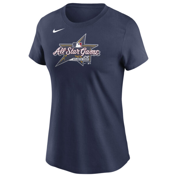 Women's Nike Navy 2025 MLB All-Star Game Logo T-Shirt - Image 6