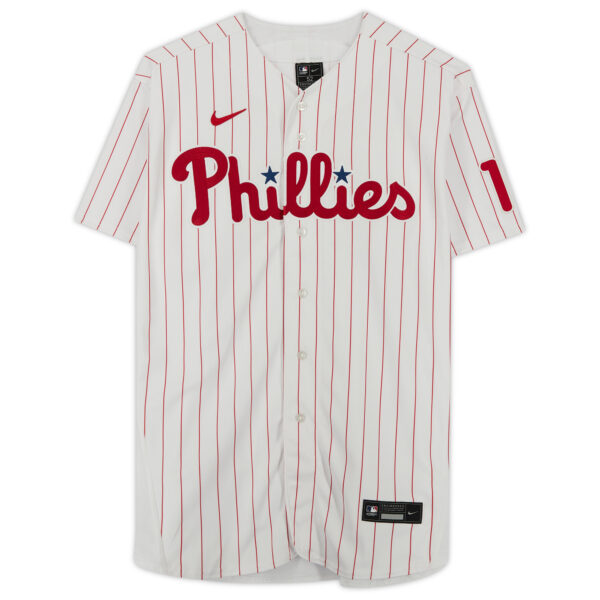 J.T. Realmuto Philadelphia Phillies Autographed White Nike Authentic Jersey - Image 3