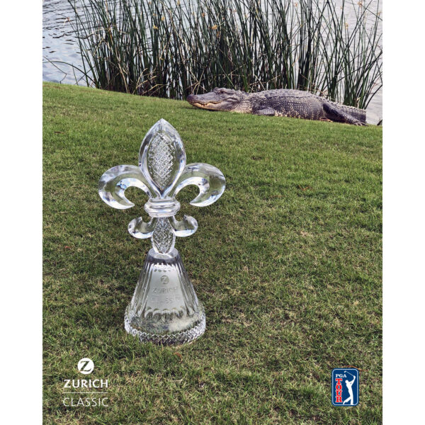 Zurich Classic of New Orleans Fleur-de-Lis Trophy Alligator Unsigned Photograph