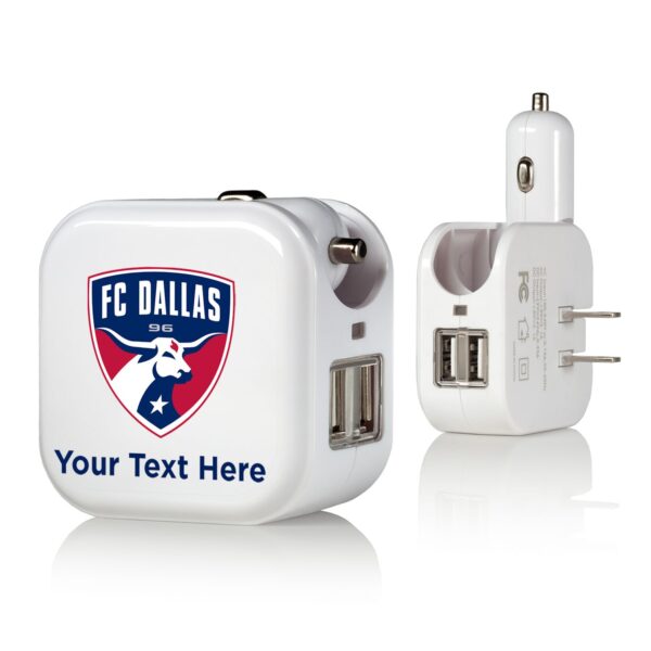 FC Dallas Personalized 2-In-1 USB Charger