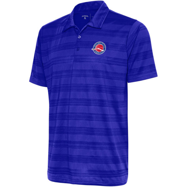 Men's Antigua  Blue Motor City Cruise Compass Polo