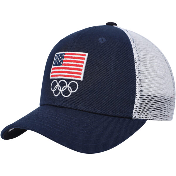 Youth Navy Team USA Trucker Snapback Hat