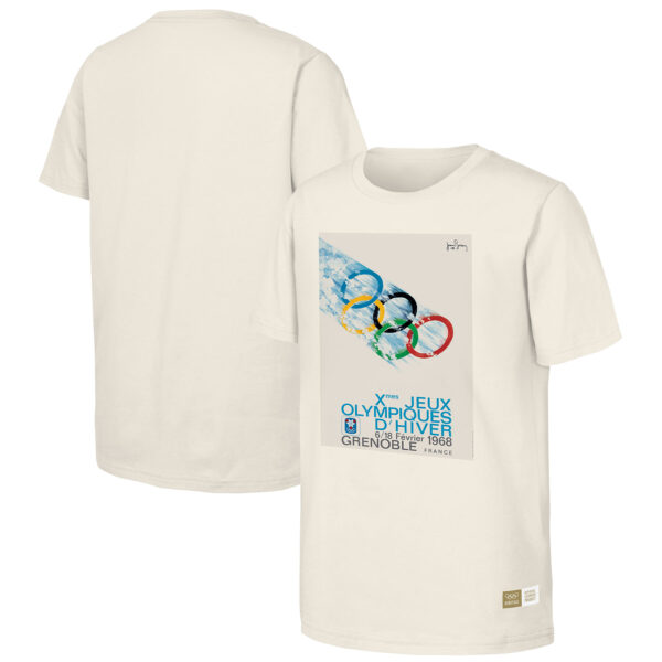 Men's  Natural 1968 Grenbole Games Olympic Heritage T-Shirt - Image 6