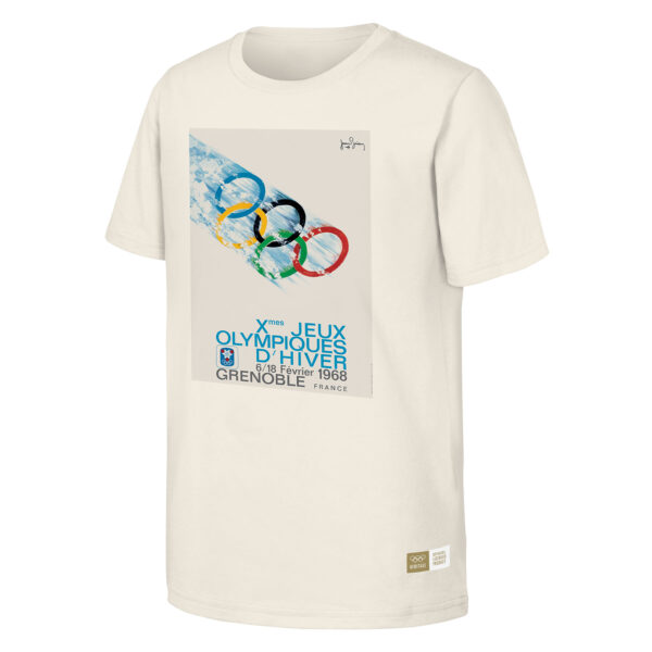 Men's  Natural 1968 Grenbole Games Olympic Heritage T-Shirt - Image 7