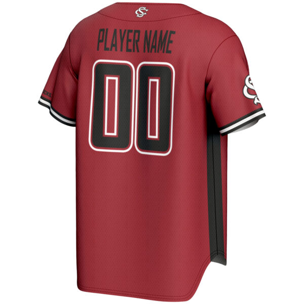 Unisex GameDay Greats Garnet South Carolina Gamecocks NIL Pick-A-Player Baseball Lightweight Jersey - Image 7