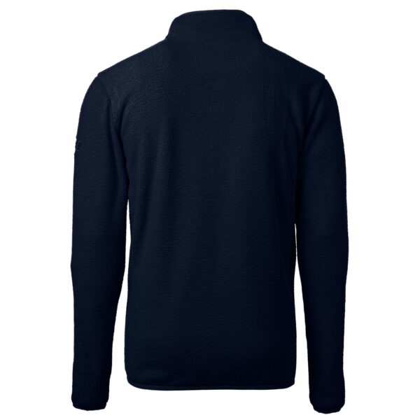 Men's Cutter & Buck Navy Philadelphia Phillies Big & Tall Cascade Eco Fleece Quarter-Zip Jacket - Image 7