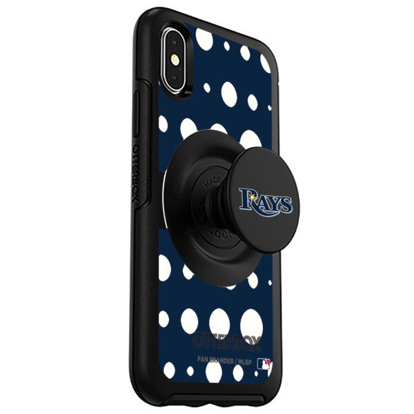 OtterBox Tampa Bay Rays Otter+Pop PopSocket Polka Dot iPhone Case - Image 6