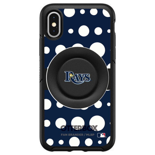 OtterBox Tampa Bay Rays Otter+Pop PopSocket Polka Dot iPhone Case