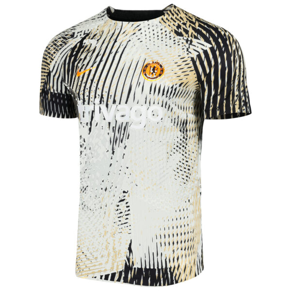 Youth Nike Tan Chelsea Pre-Match Top - Image 6
