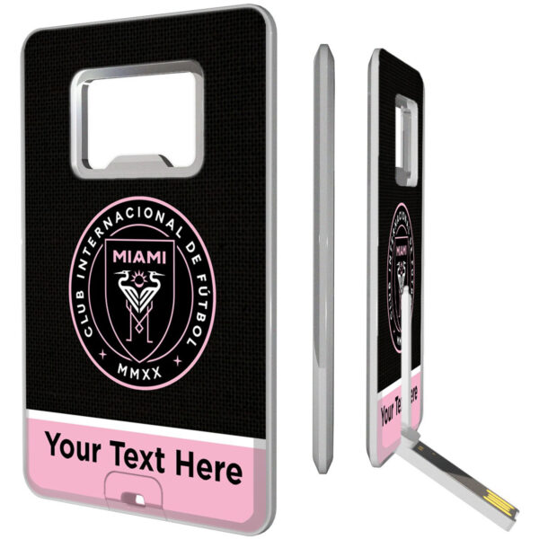 Inter Miami CF Personalized Credit Card USB Drive & Bottle Opener
