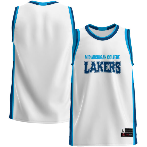 Men's GameDay Greats White Mid Michigan College Lightweight Basketball Jersey - Image 5