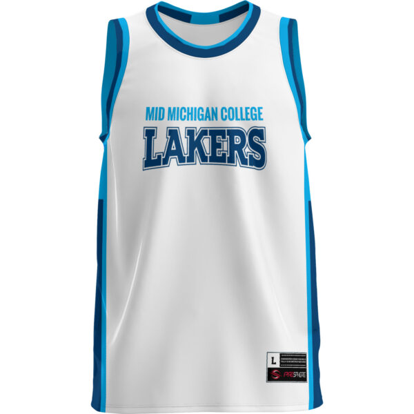 Men's GameDay Greats White Mid Michigan College Lightweight Basketball Jersey - Image 6