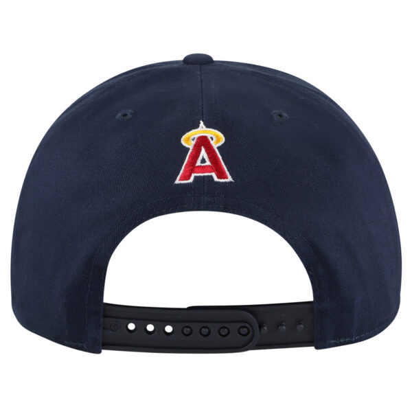 Men's '47 Navy California Angels Cooperstown Collection Wax Pack Premier Hitch Adjustable Hat - Image 5
