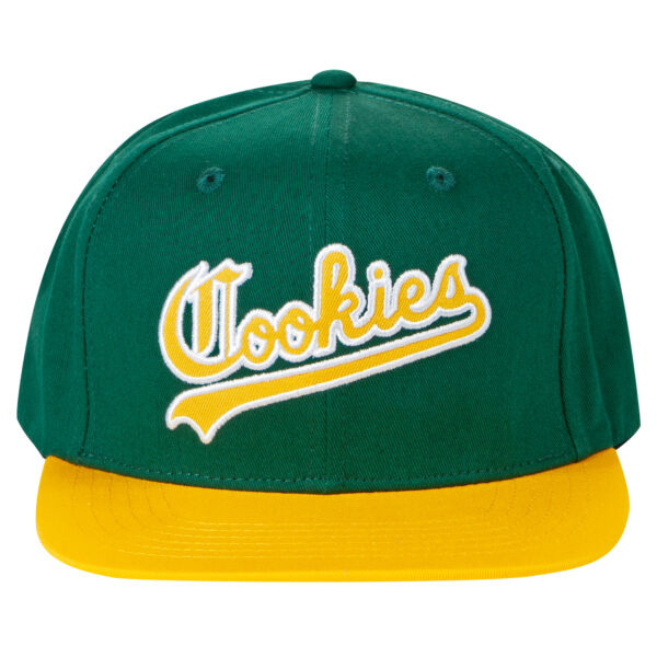 Men's Green/Yellow Cookies Ivy League Snapback Hat - Image 7