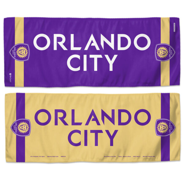 WinCraft Orlando City SC 12" x 30" Double-Sided Cooling Towel