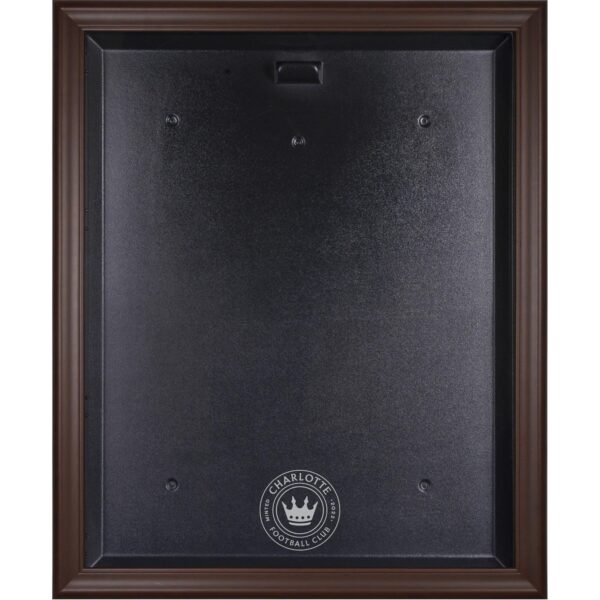 Charlotte FC Brown Framed Team Logo Jersey Display Case