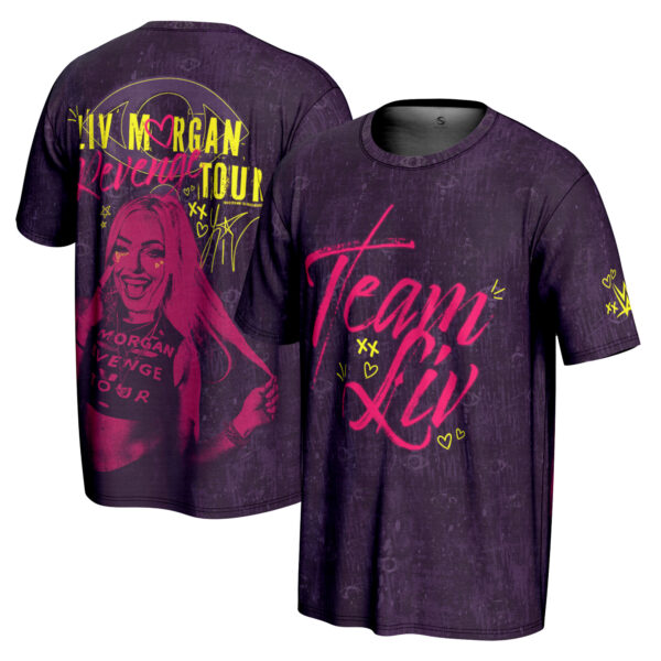 Youth ProSphere Purple Liv Morgan Revenge Tour T-Shirt - Image 5