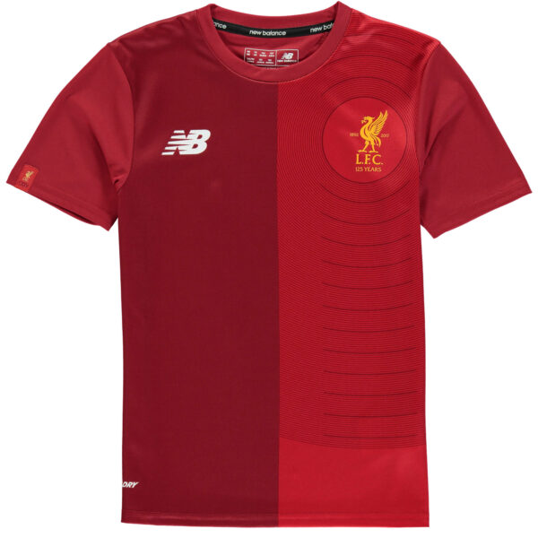 Youth New Balance Red Liverpool 2017/18 Elite Training Pre-Match Jersey