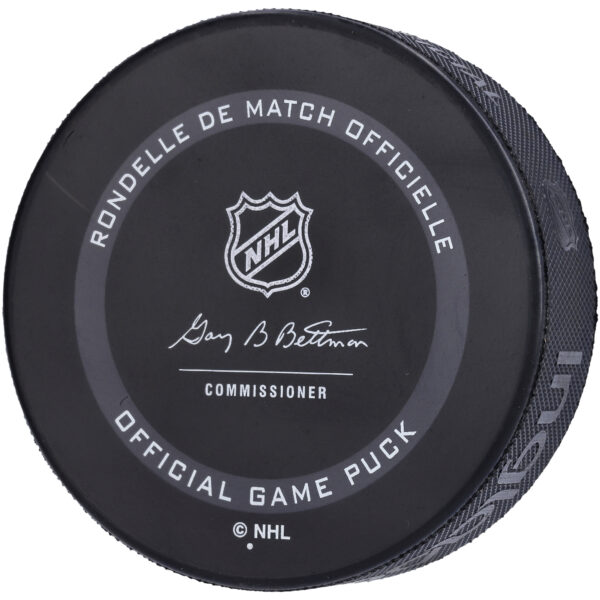 Zach Hyman Edmonton Oilers Autographed Official Game Puck - Image 5