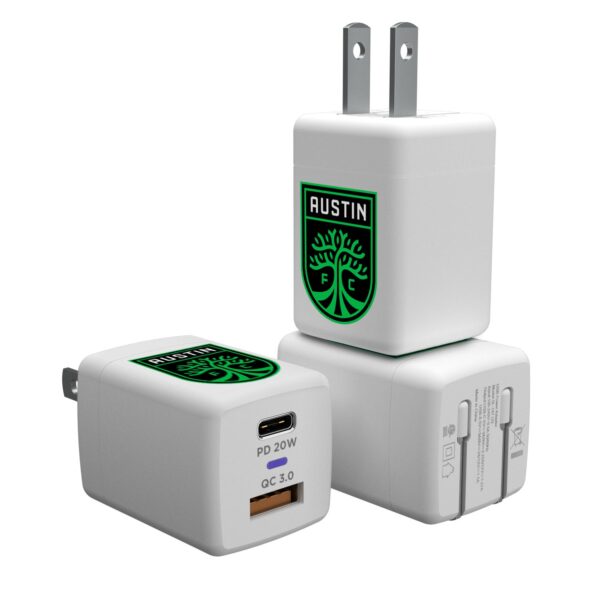 Austin FC Team Logo Insignia USB Charger